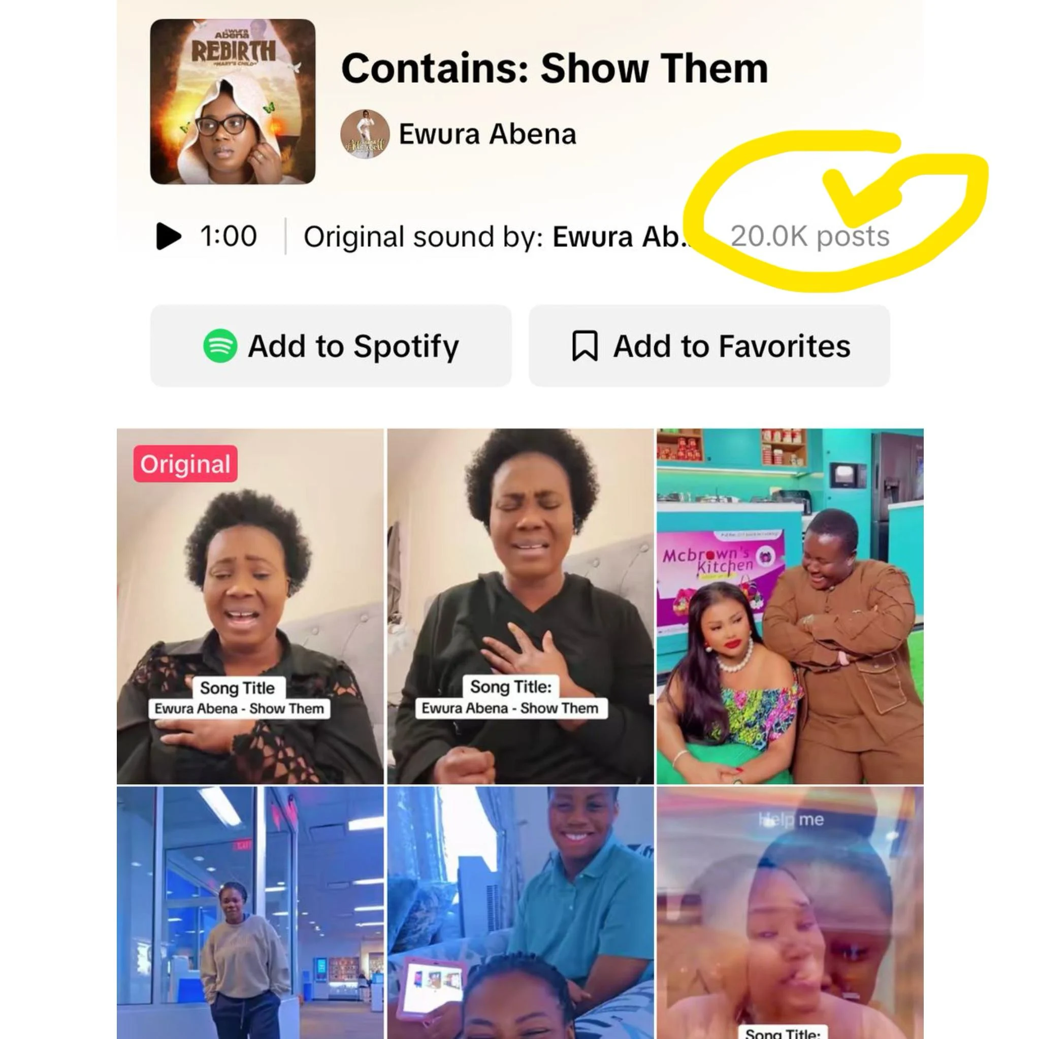 Gospel Artiste Ewura Abena’s ''SHOW THEM'' Ranks 2nd Among Top Searched Songs On Boomplay