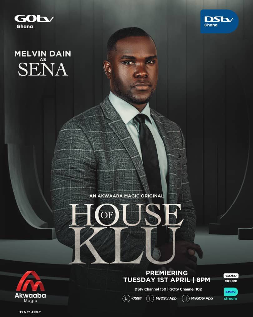 Actor Melvin Dain Leads The Charge In House Of Klu, The New Dstv -Akwaaba Magic Series
