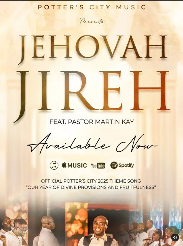 Potters City Music Unveils New Gospel Anthem ''Jehovah Jireh'' Feat. Pastor Martin Kay