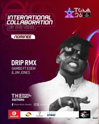 Gambo's 'Drip Remix' Earns TGMA Nomination For International Collaboration Of The Year