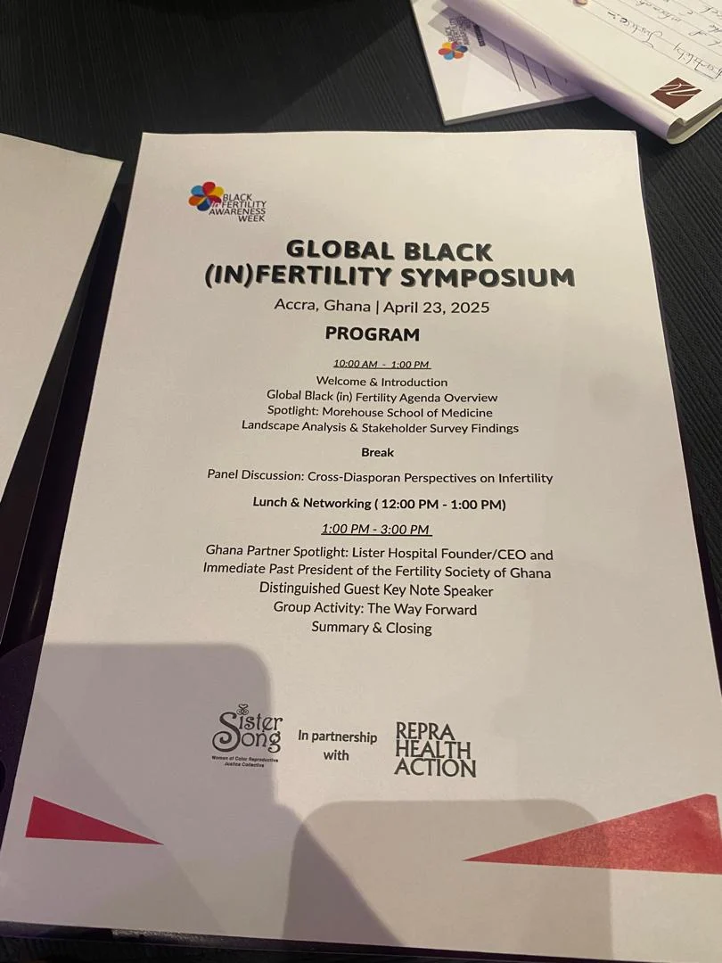 Abigail Araba Agyemang Made Her Mark, Participating In The Global Black Infertility Symposium