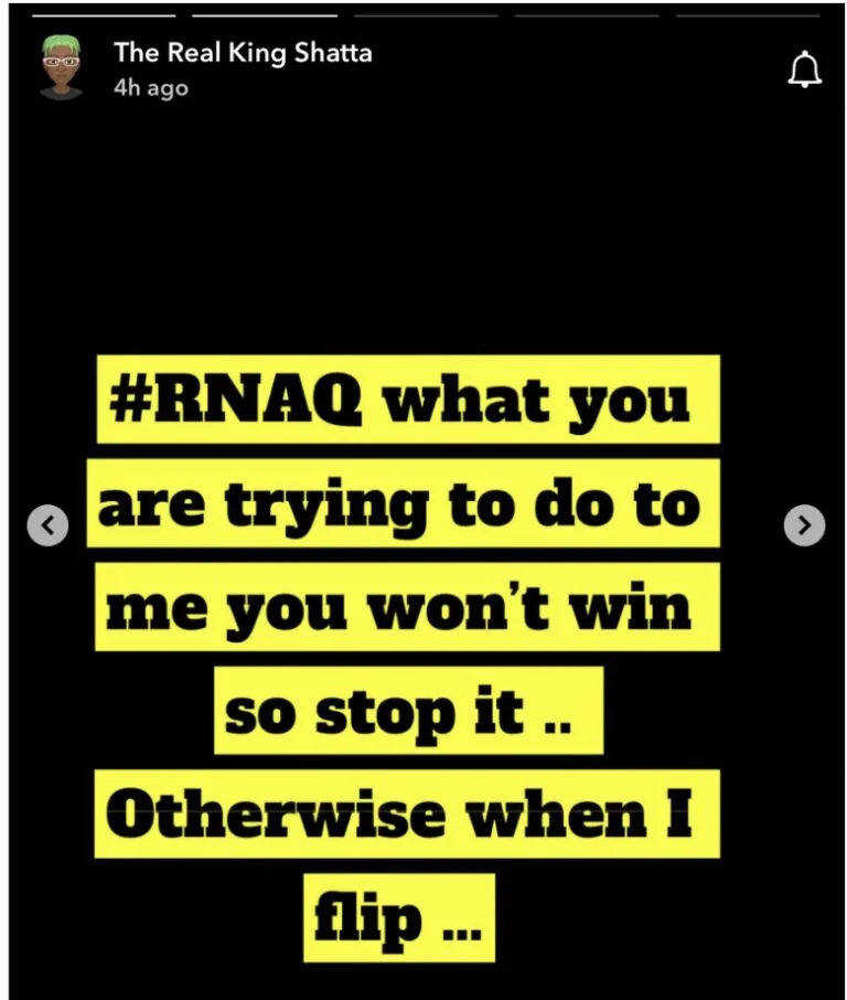 Shatta Wale Sends A Stern Warning To Richard Nii-Armah Quaye (RNAQ)