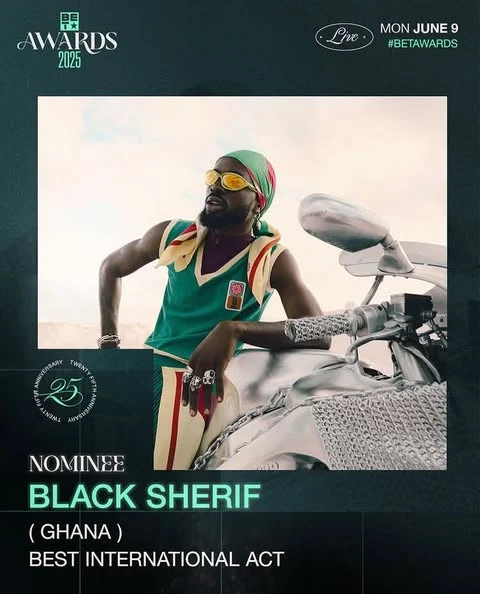 Black Sherif Has Been Nominated For The Best International Act At The 2025 BET Awards