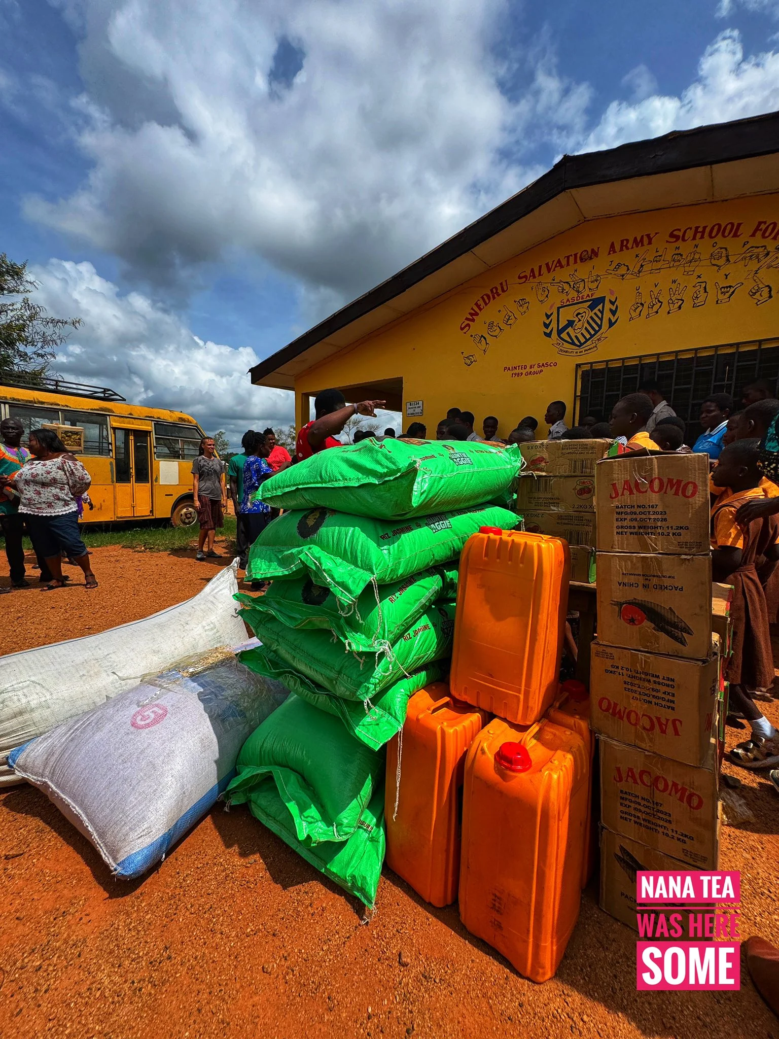 Nana Tea & Friends Put Smiles On Faces Of Swedru Salvation Army School For The Deaf Children