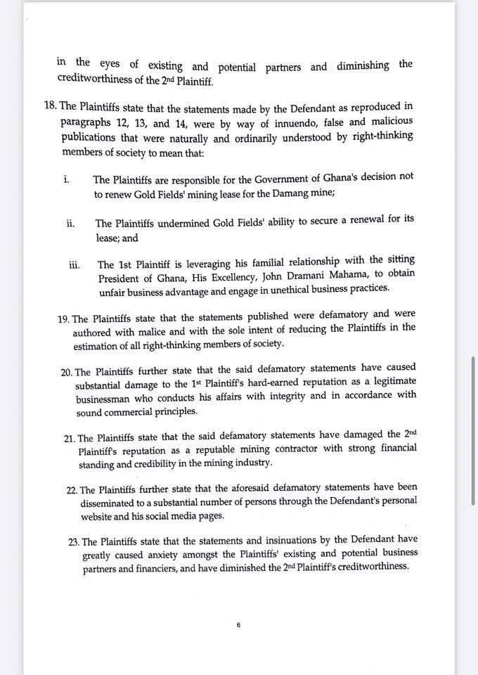 Ibrahim Mahama Files GH₵10 Million Lawsuit Against Bright Simons For Defamation
