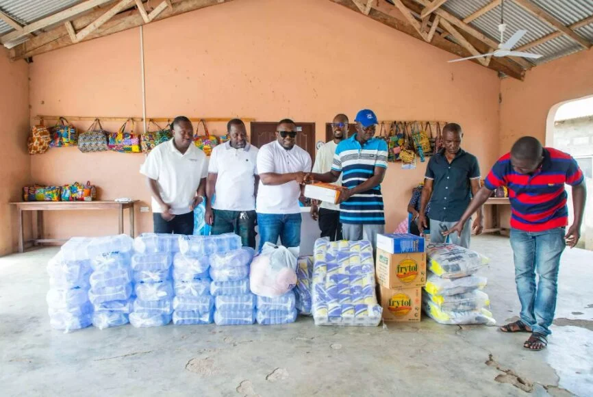 GMA-USA CEO Dennis Boafo (Don D) Donates To Ho Leprosarium