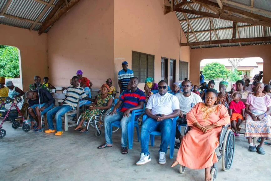 GMA-USA CEO Dennis Boafo (Don D) Donates To Ho Leprosarium