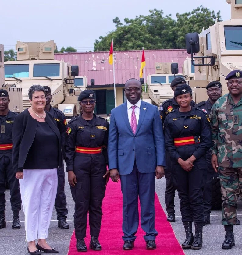U.S. Government Donates 14 Armoured Vehicles To Ghana Armed Forces To Boost Security And Deepen Defence Ties