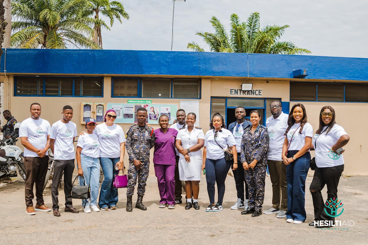 HESILTI AID Foundation Makes Donation To The Ghana Police Hospital