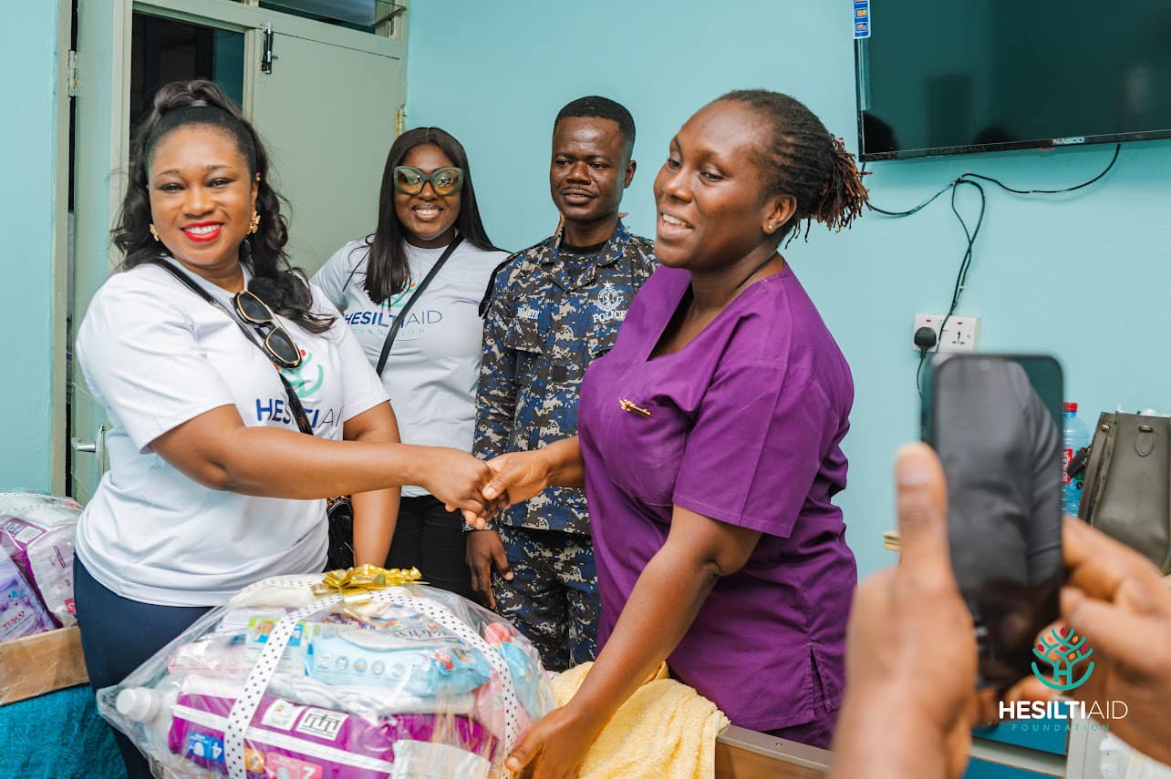 HESILTI AID Foundation Makes Donation To The Ghana Police Hospital
