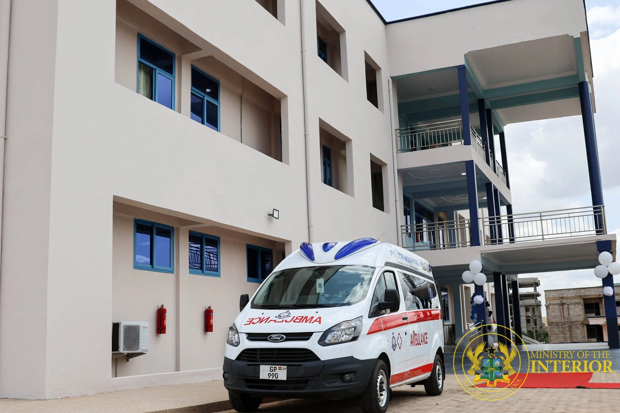 Interior Minister Commissions 50-Bed Police Hospital In Kumasi
