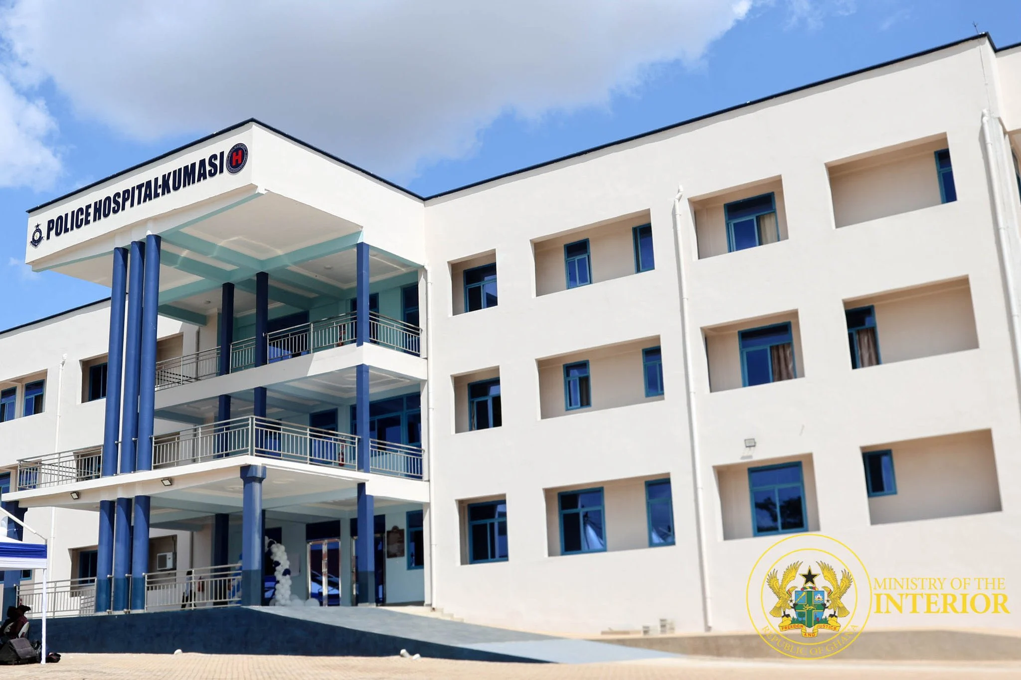 Interior Minister Commissions 50-Bed Police Hospital In Kumasi