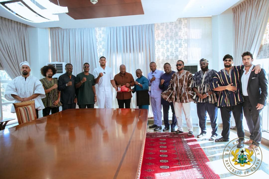 You Will Be Our Ambassador For Boxing In Africa — President Mahama To Anthony Joshua