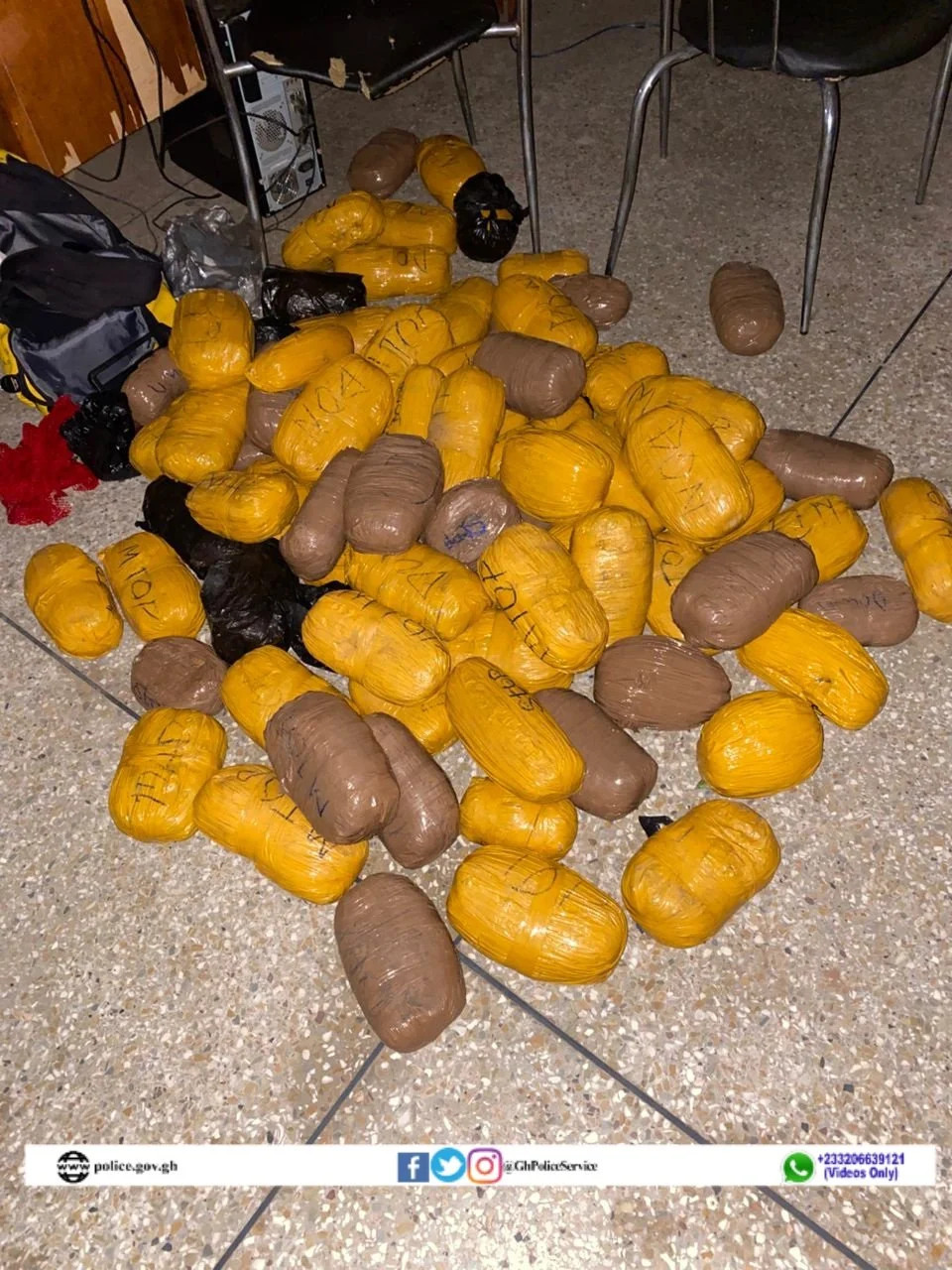 Police Arrest Two In Kete-Krachi Over Suspected Indian Hemp 