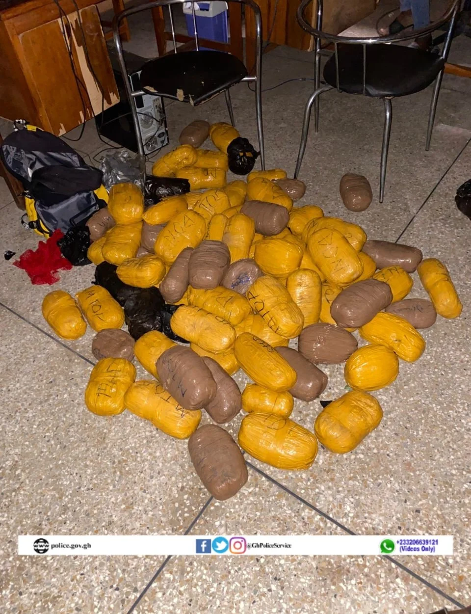 Police Arrest Two In Kete-Krachi Over Suspected Indian Hemp