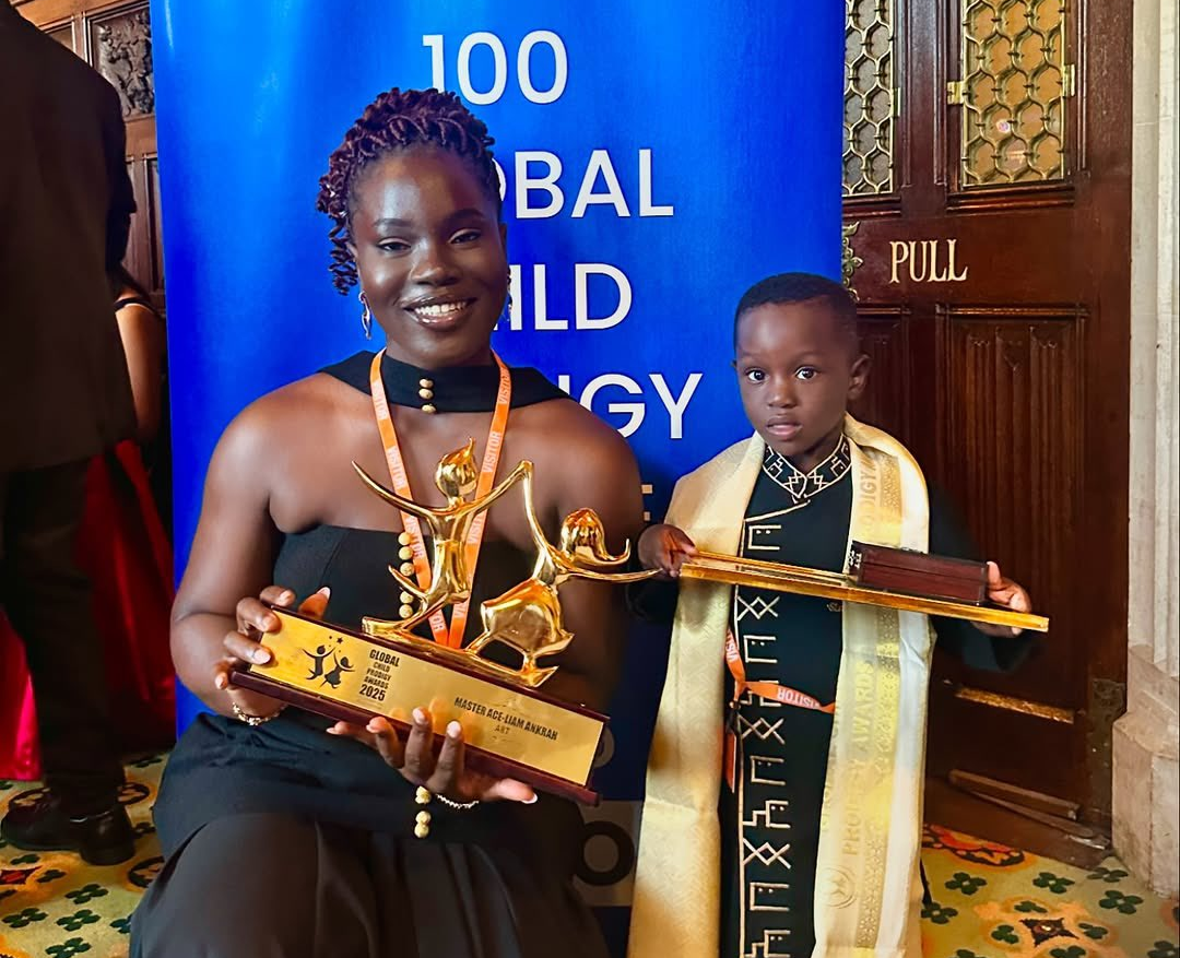 2-Years Old Ghanaian Guinness World Record Holder Ace Liam Honored At 2025 Global Child Prodigy In Arts