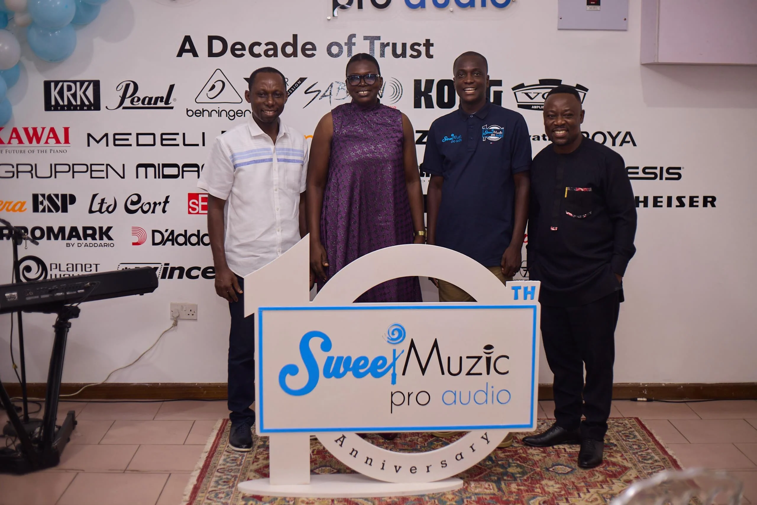 Sweet Muzic Pro Audio Celebrates 10 Years Of Great Musical Service In Ghana