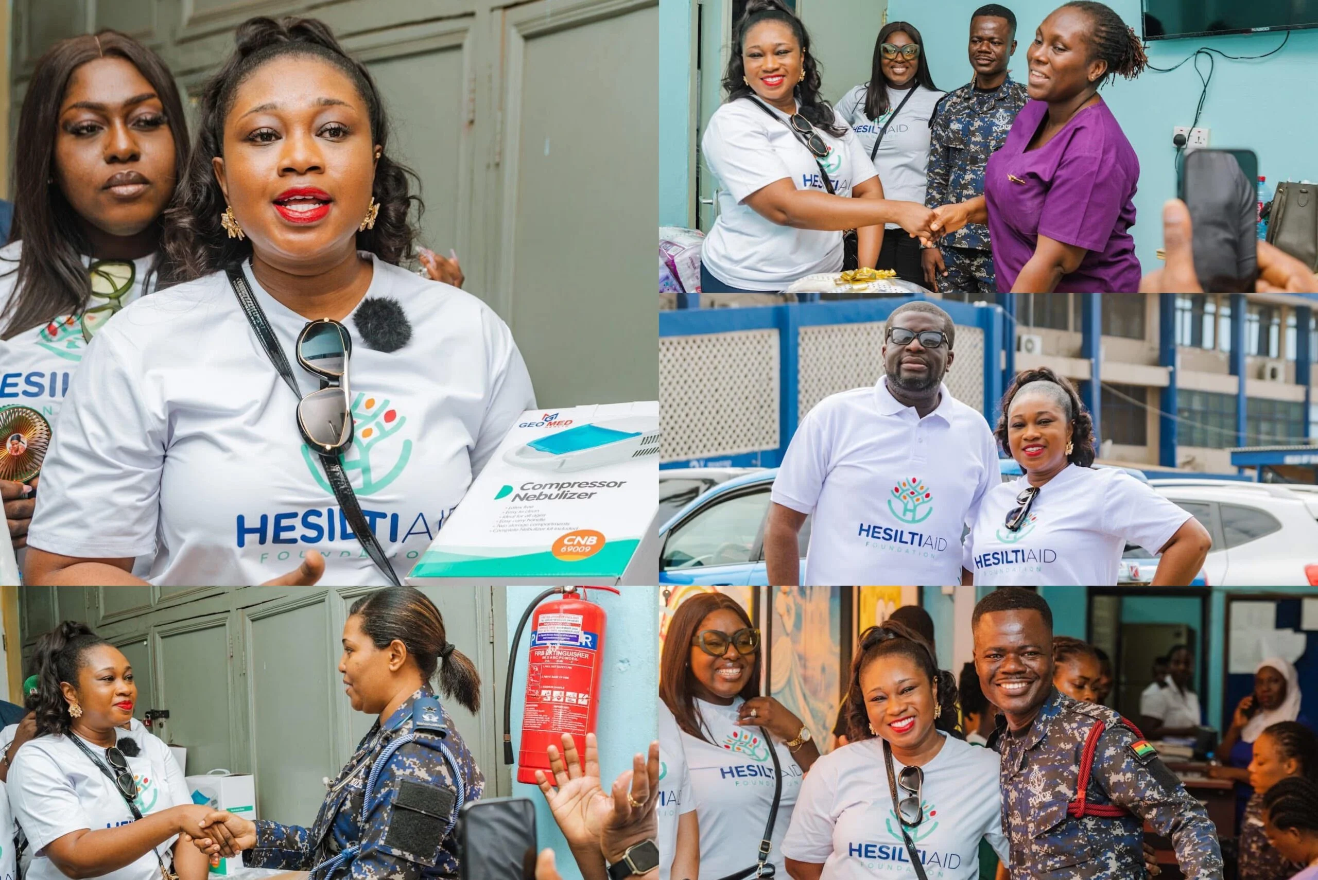 HESILTI AID Foundation Makes Donation To The Ghana Police Hospital
