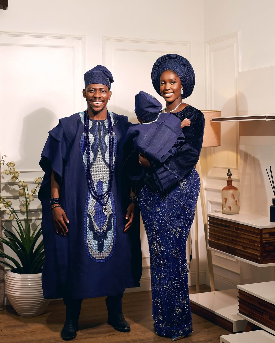 Moses Bliss Dedicates His Son To God In A Heartfelt Ceremony