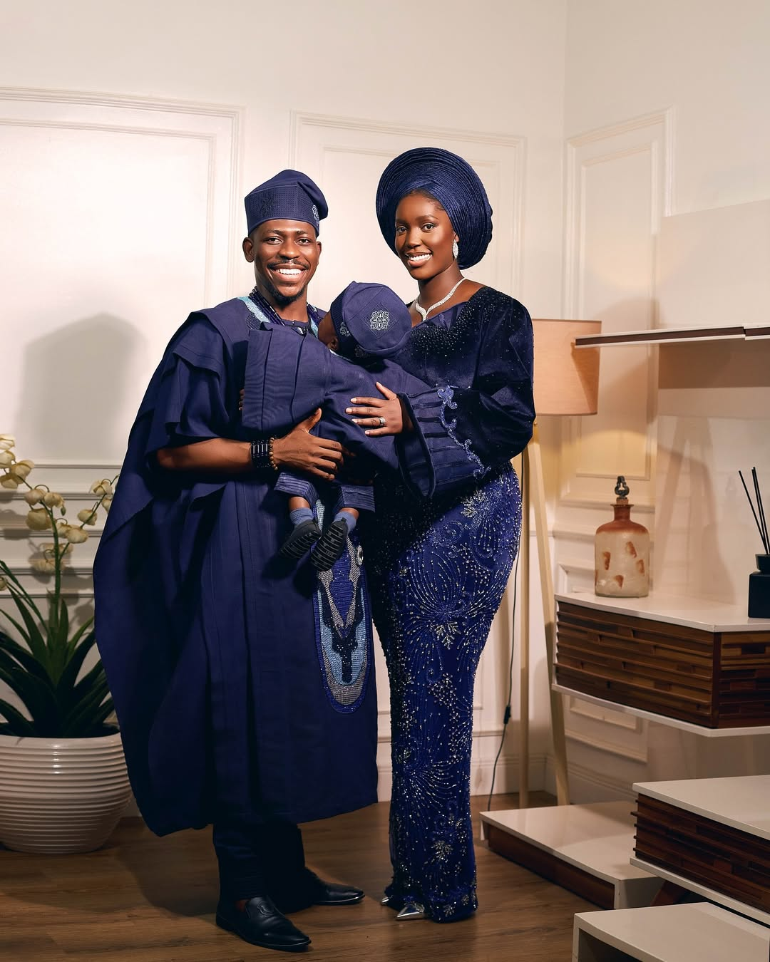 Moses Bliss Dedicates His Son To God In A Heartfelt Ceremony