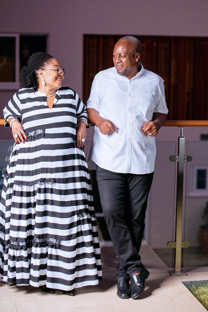 John Mahama Pens Down Heartfelt Message To Wife Lordina On Their 33rd Anniversary