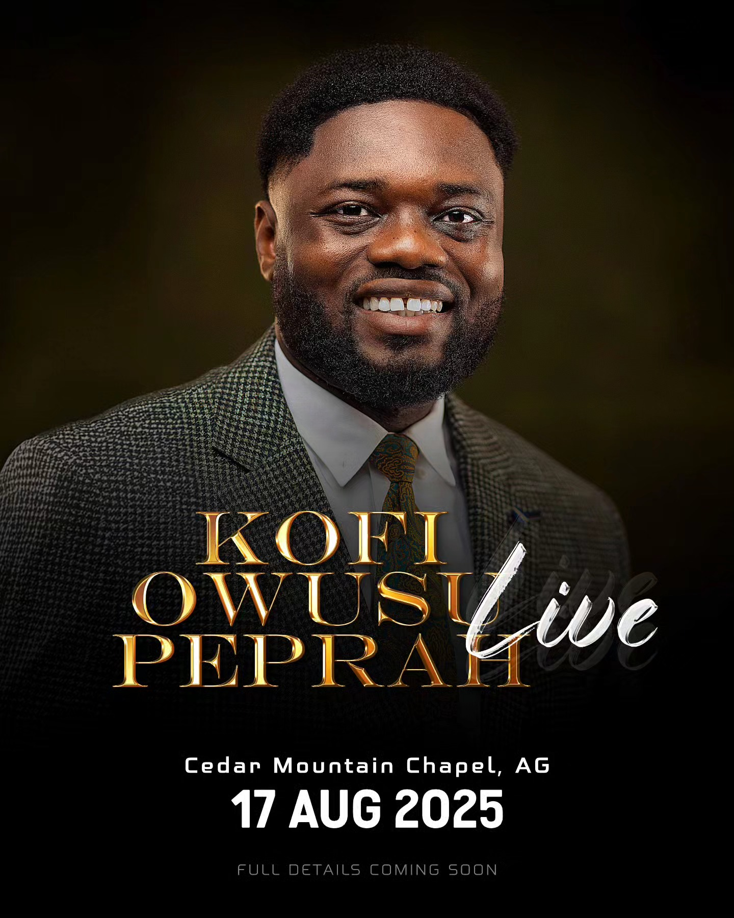Kofi Owusu Peprah Set To Host Power-Packed Worship Event In August