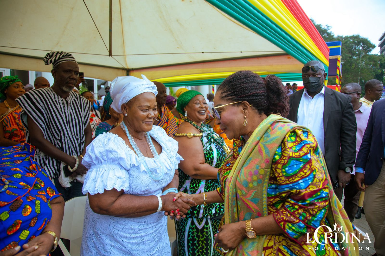 Office of the First Lady, Lordina Mahama and Ghana AIDS Commission Hold Public Health Screening for Vulnerable Groups