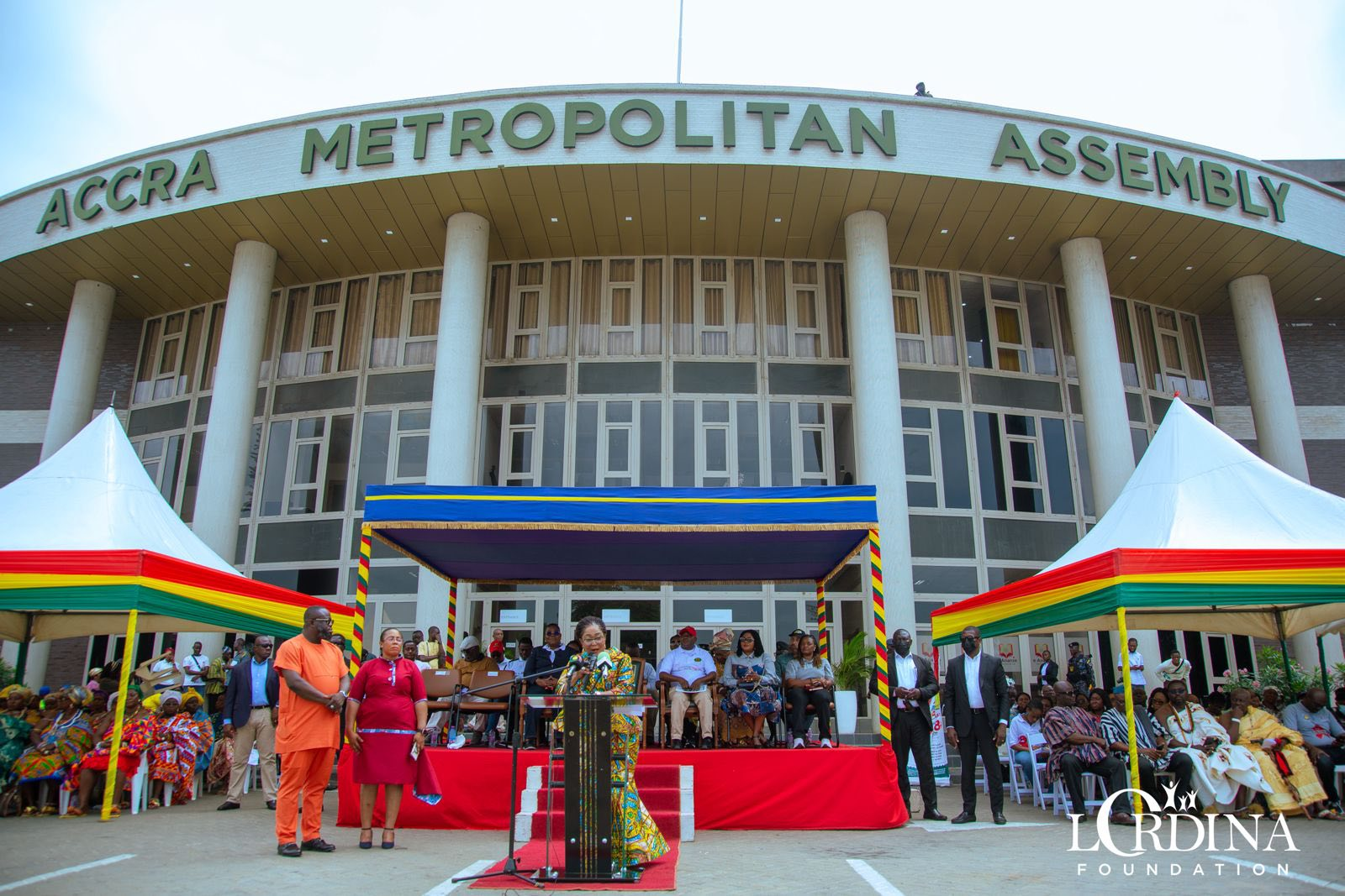 Office of the First Lady, Lordina Mahama and Ghana AIDS Commission Hold Public Health Screening for Vulnerable Groups