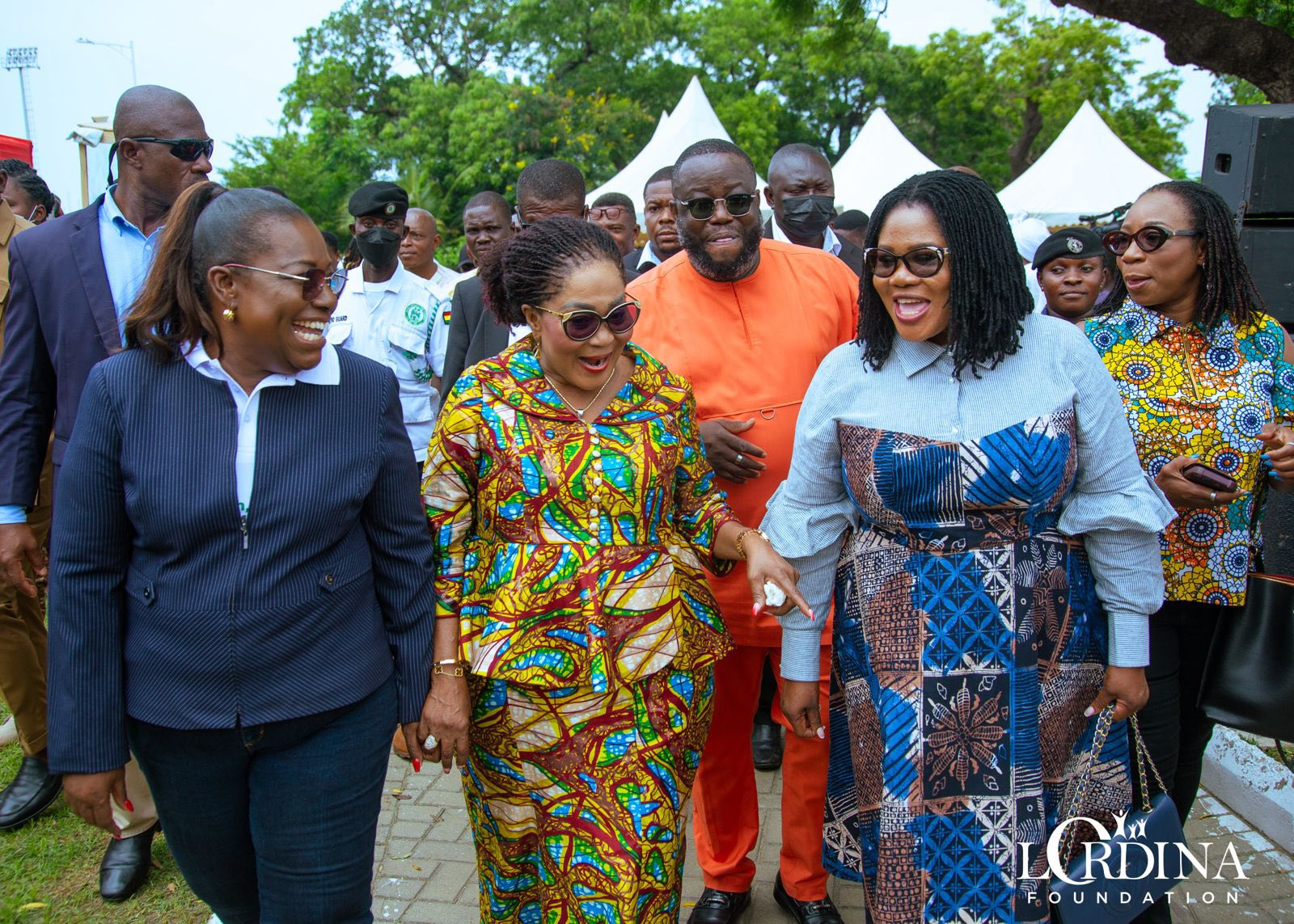 Office of the First Lady, Lordina Mahama and Ghana AIDS Commission Hold Public Health Screening for Vulnerable Groups