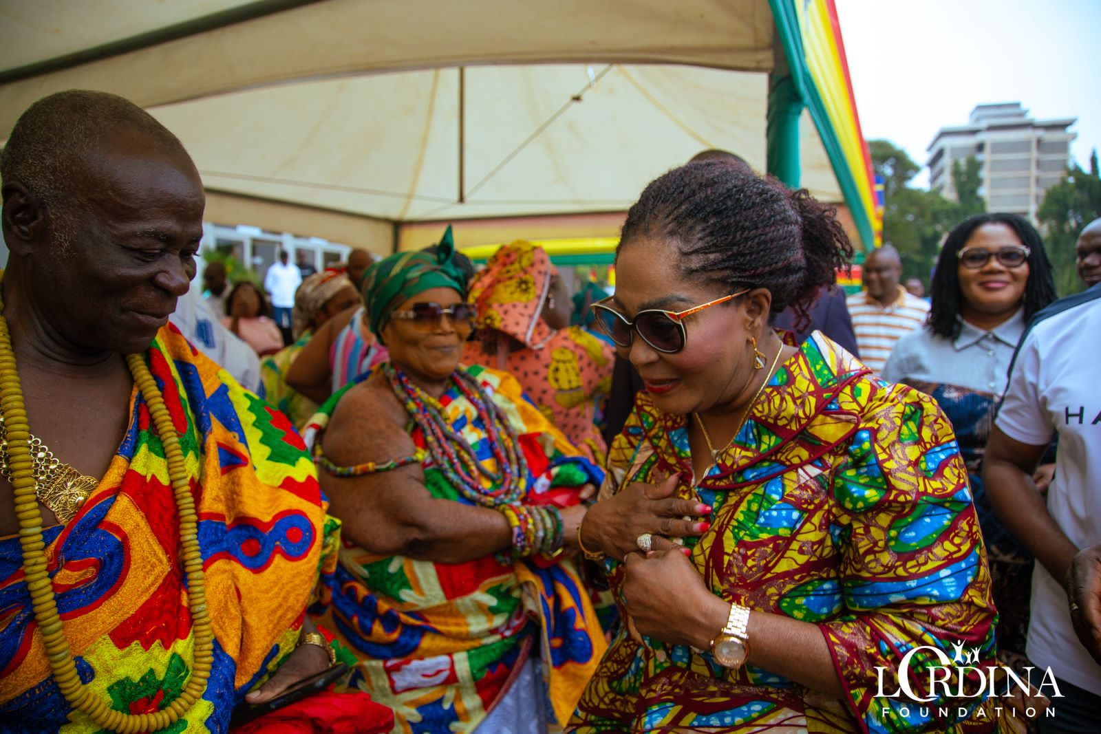 Office of the First Lady, Lordina Mahama and Ghana AIDS Commission Hold Public Health Screening for Vulnerable Groups