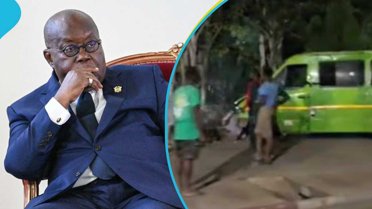 A commercial minibus (trotro) driver has been arrested after crashing into a wall close to the private residence of former President Nana Addo Dankwa Akufo-Addo in Nima, Accra.