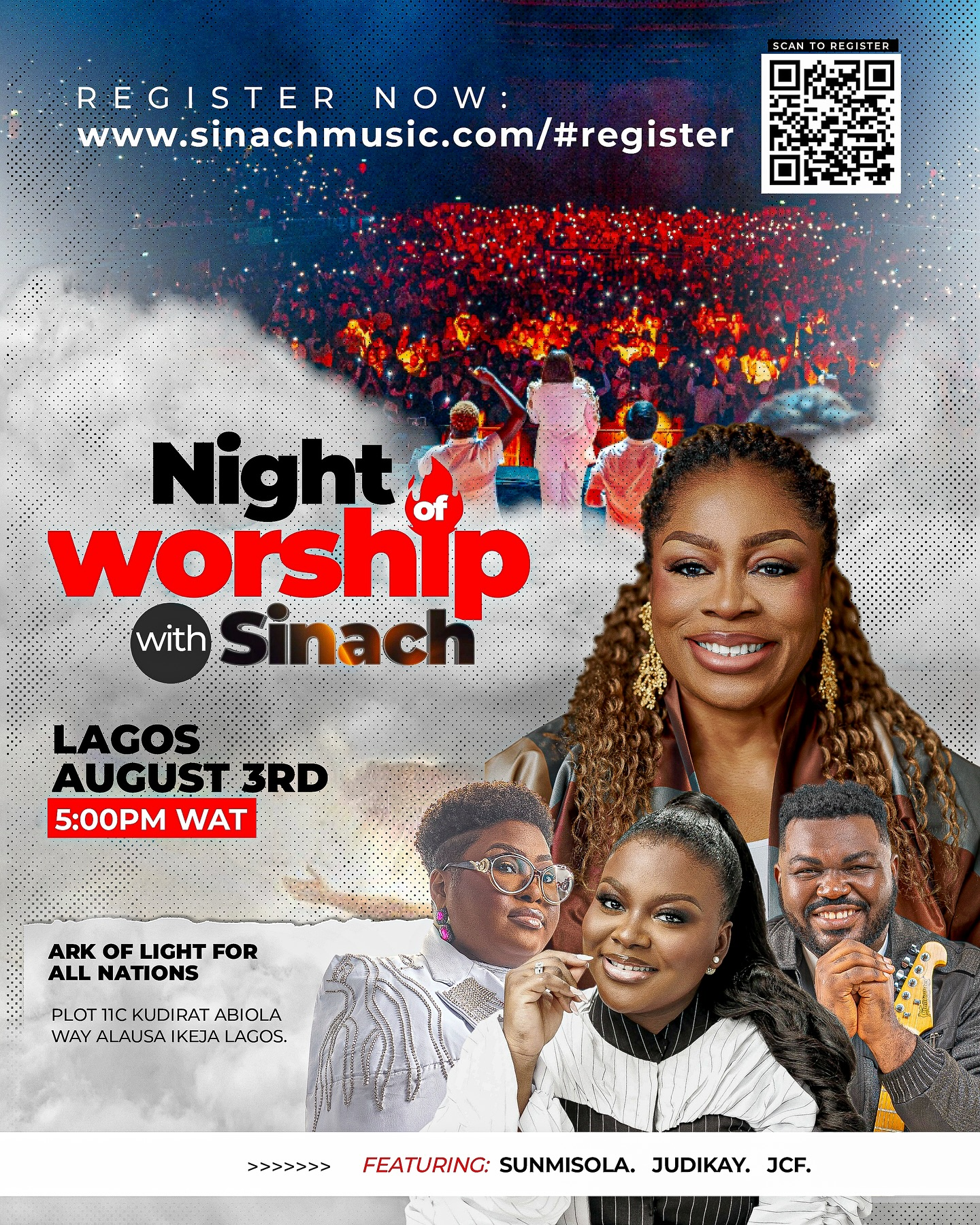Join Sinach For An Unforgettable Night Of Worship In Lagos