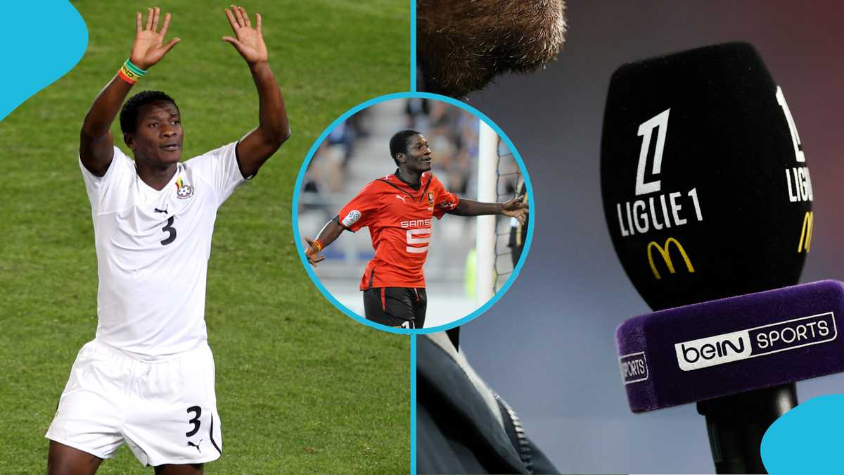 Asamoah Gyan Honoured With Touching Tribute From French Ligue 1
