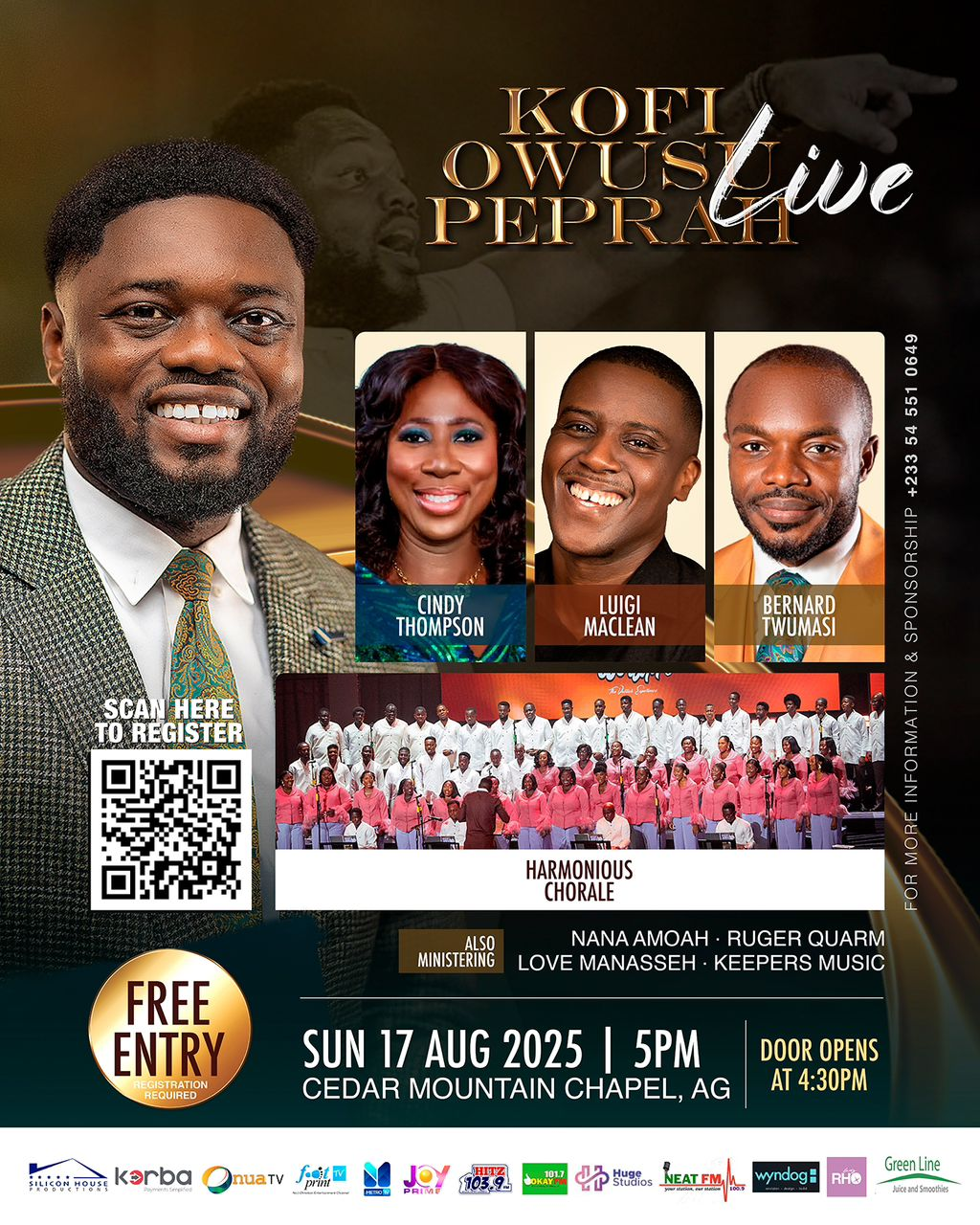 Kofi Owusu Peprah Set To Host Power-Packed Worship Event In August
