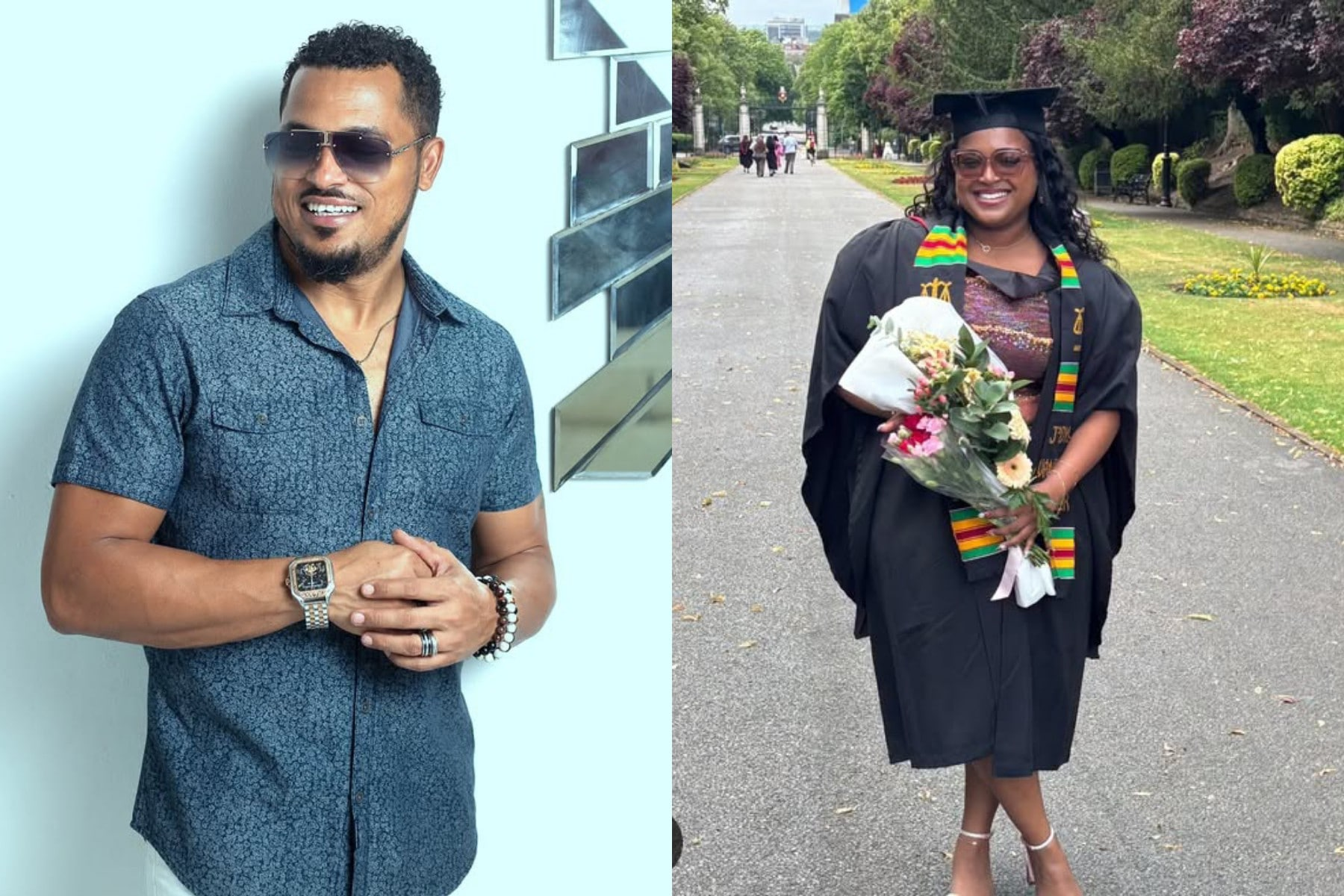 Van Vicker Flaunts His First Daughter As She Graduates Law School In The UK