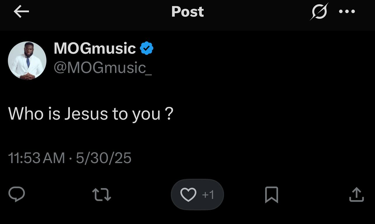 Who Is Jesus To You ? - Gospel Artiste MOGmusic Asks
