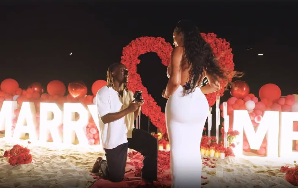 Manchester City Star Jeremy Doku Proposes To His Girlfriend In Dubai
