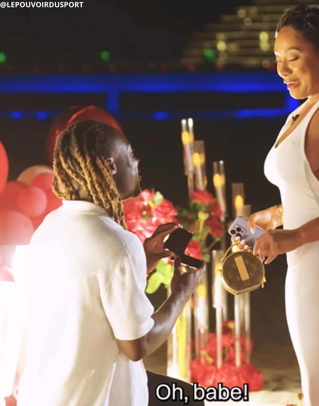 Manchester City Star Jeremy Doku Proposes To His Girlfriend In Dubai