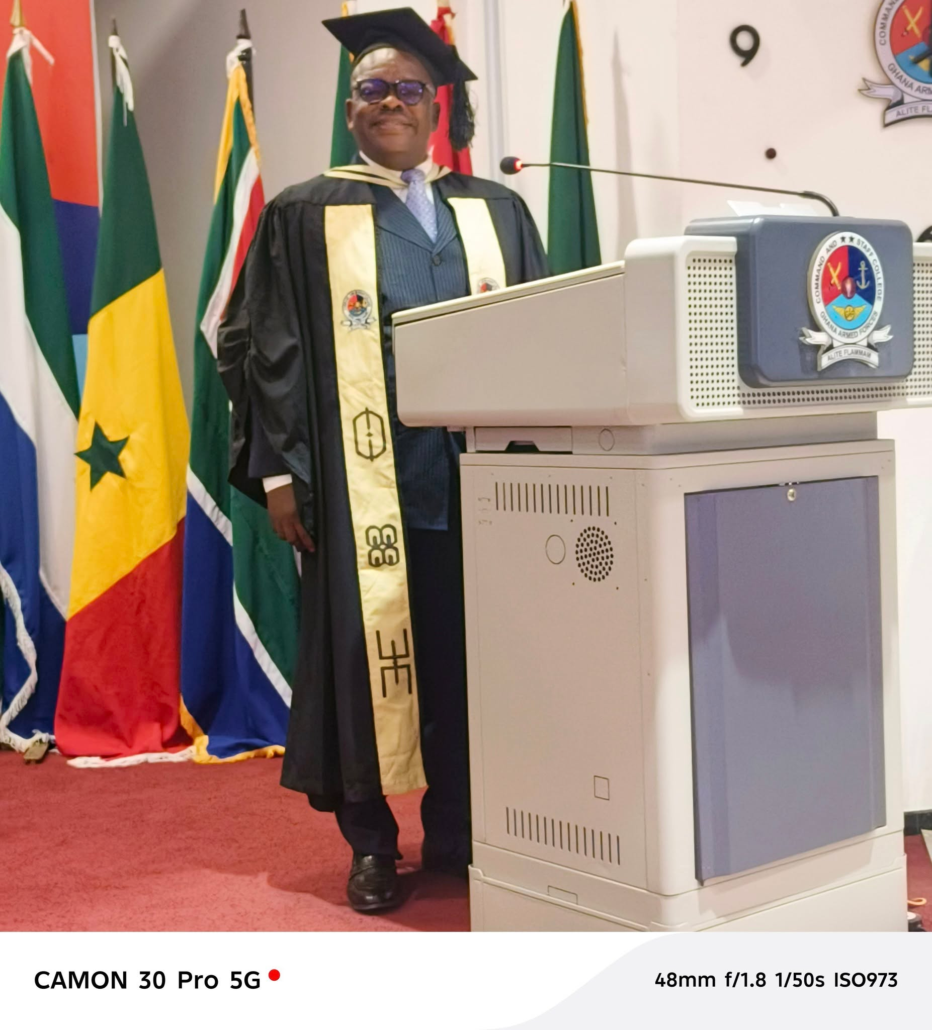 Ghanaian Actor Kwame Dzokoto Graduates With A Master’s In Defence And International Politics