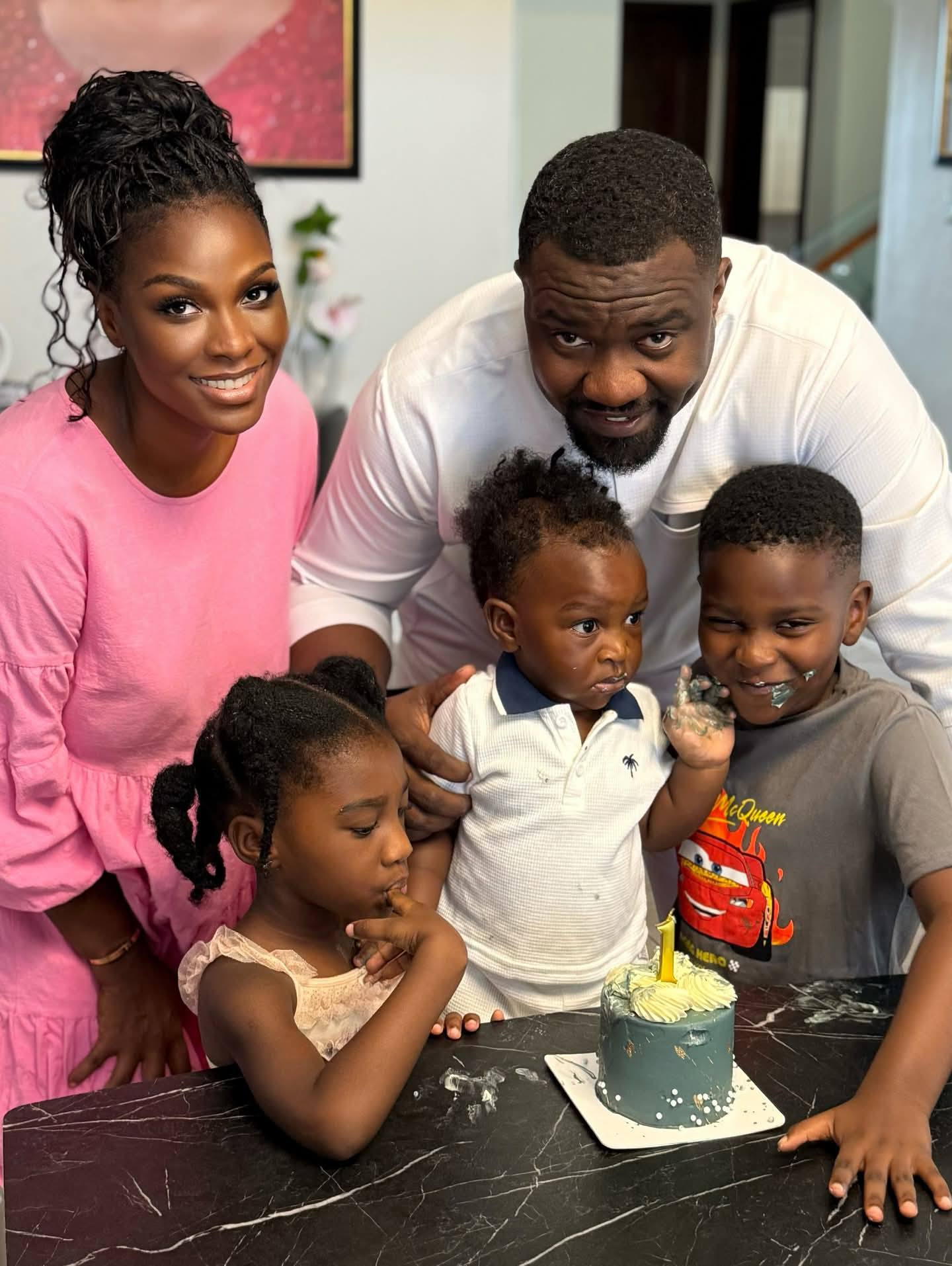 John Dumelo And Wife Unveil Their Secret Third Child