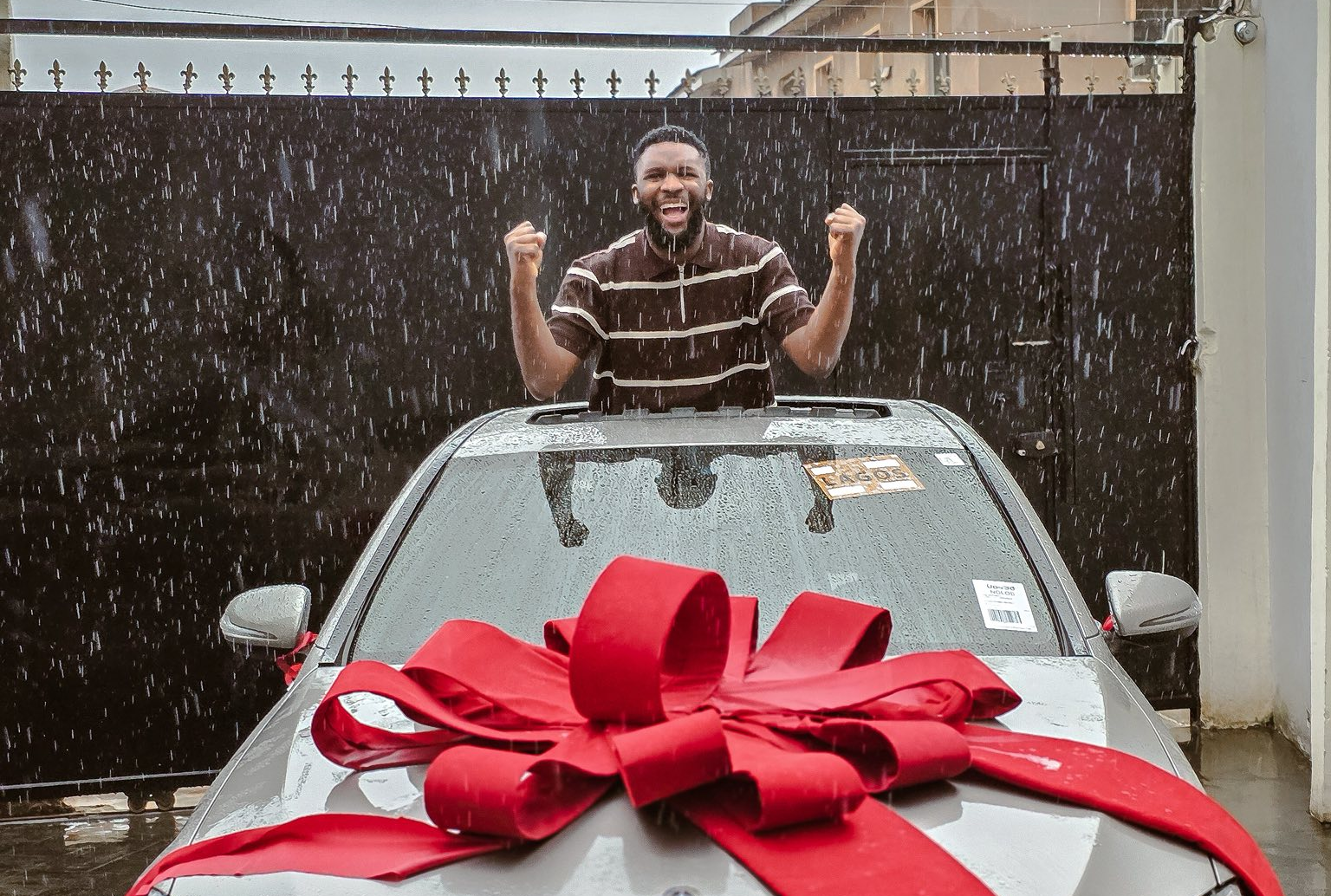 Congratulations Pour In As Ebuka Songs Receives A Mercedes Benz Gift
