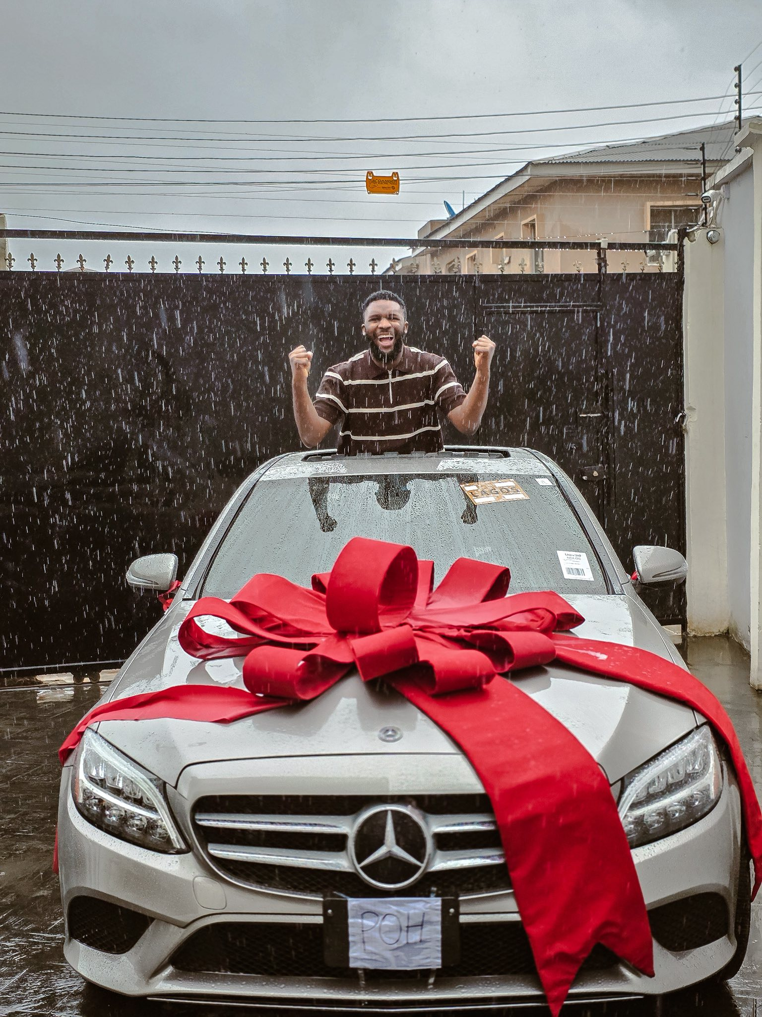 Congratulations Pour In As Ebuka Songs Receives A Mercedes Benz Gift