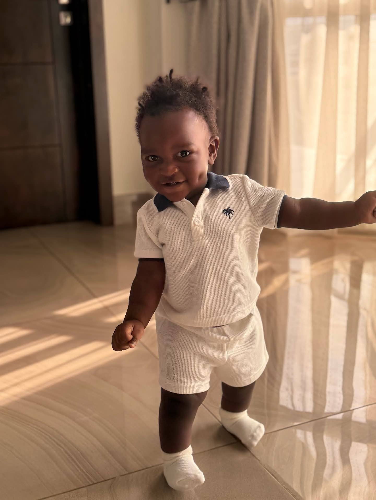 John Dumelo And Wife Unveil Their Secret Third Child