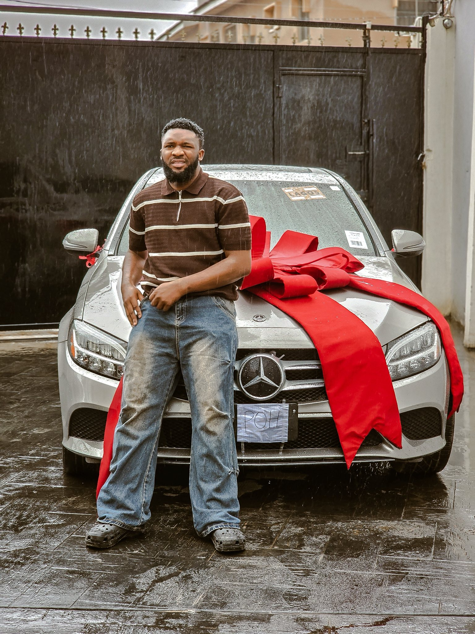 Congratulations Pour In As Ebuka Songs Receives A Mercedes Benz Gift