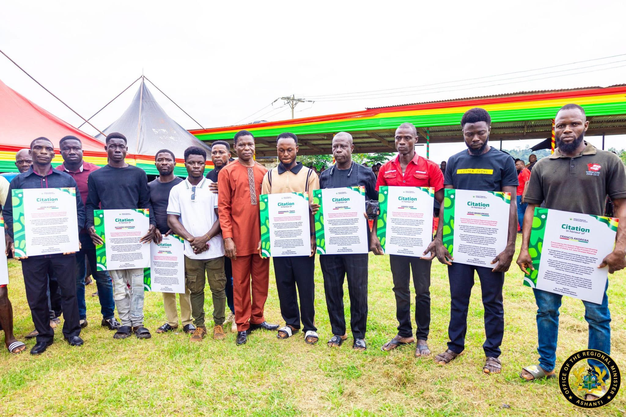 Helicopter Crash: President Mahama Rewards GHS 100k To Community Rescuers