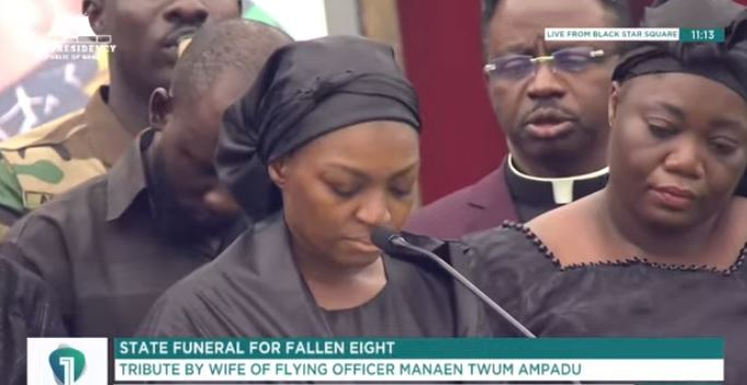 “What Do I Do Without You” – Flying Officer Ampadu’s Wife Pays Heartfelt Tribute