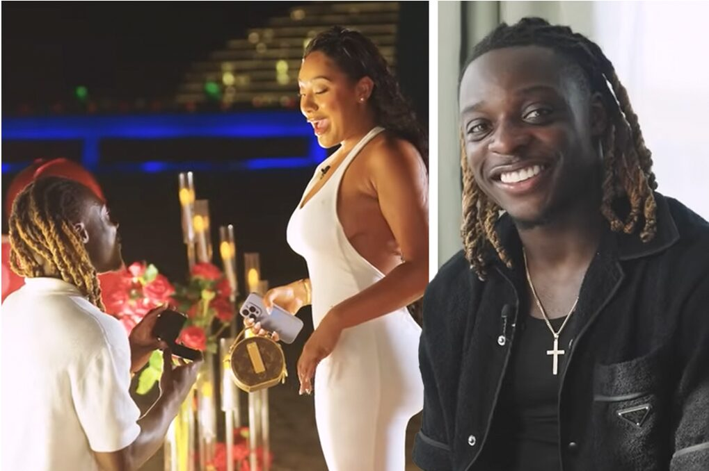 Manchester City Star Jeremy Doku Proposes To His Girlfriend In Dubai