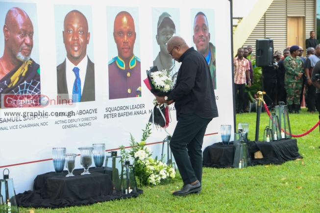 President Mahama Announces Memorial Service For Helicopter Crash Victims
