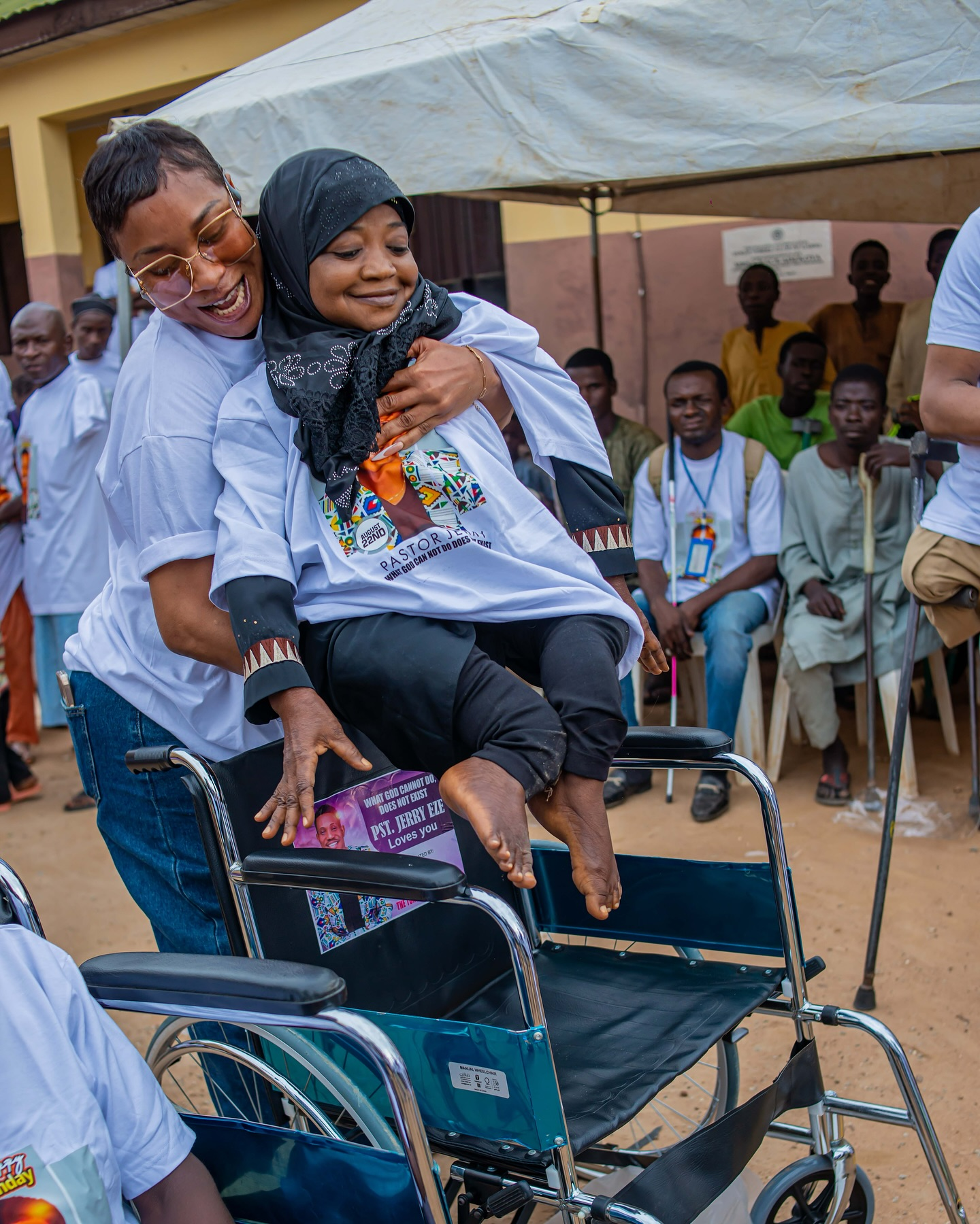 Tonto Dikeh Celebrates Pastor Jerry Eze’s Birthday With Community Charity