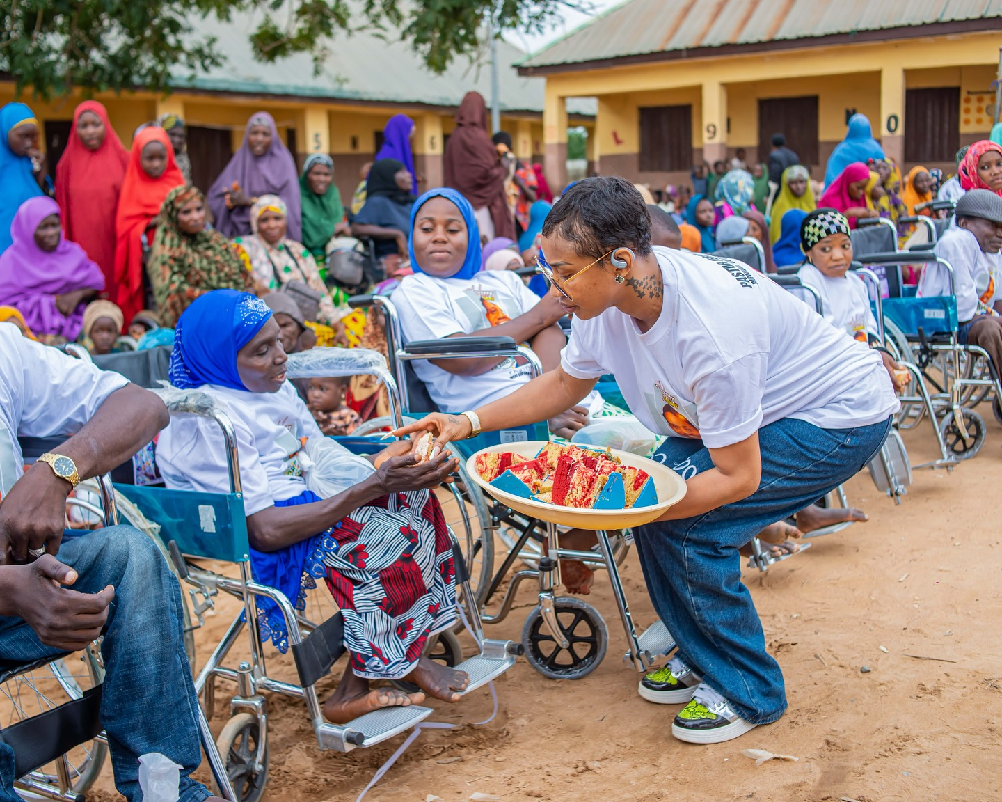 Tonto Dikeh Celebrates Pastor Jerry Eze’s Birthday With Community Charity